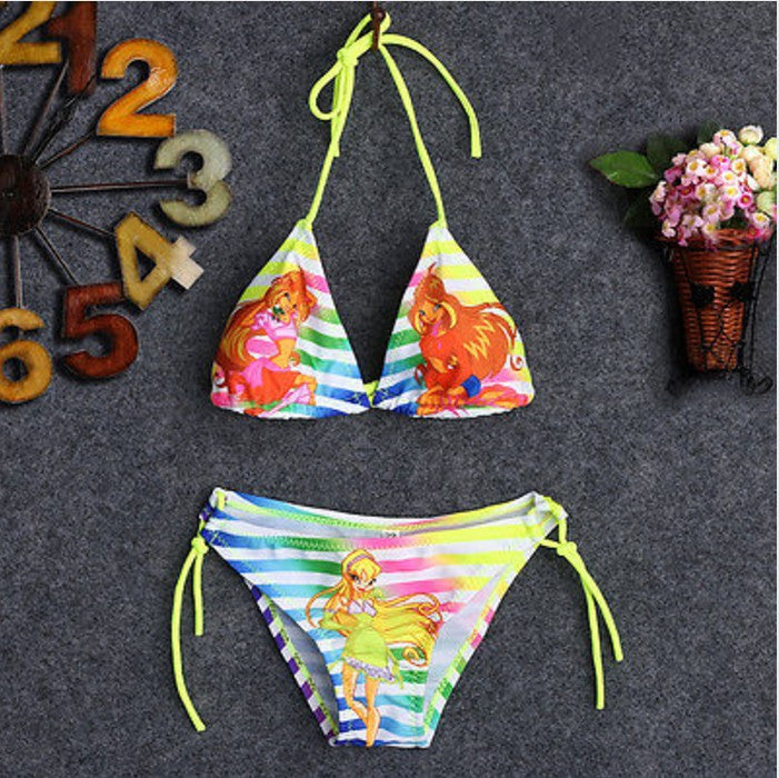 Rose Mermaid Children Swimsuit