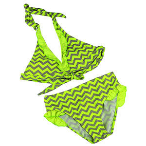 Child Bathing Set Stripe Halter