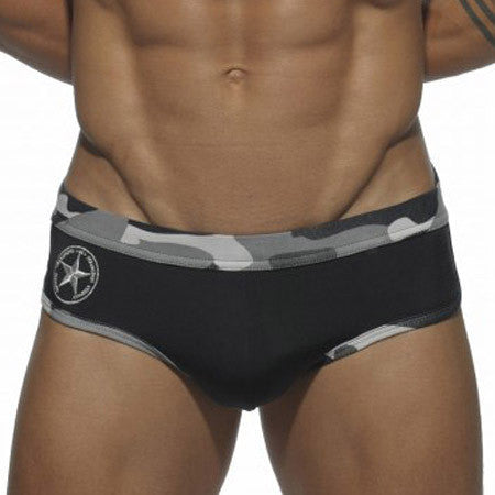 Low Waist Men Swimming Trunks