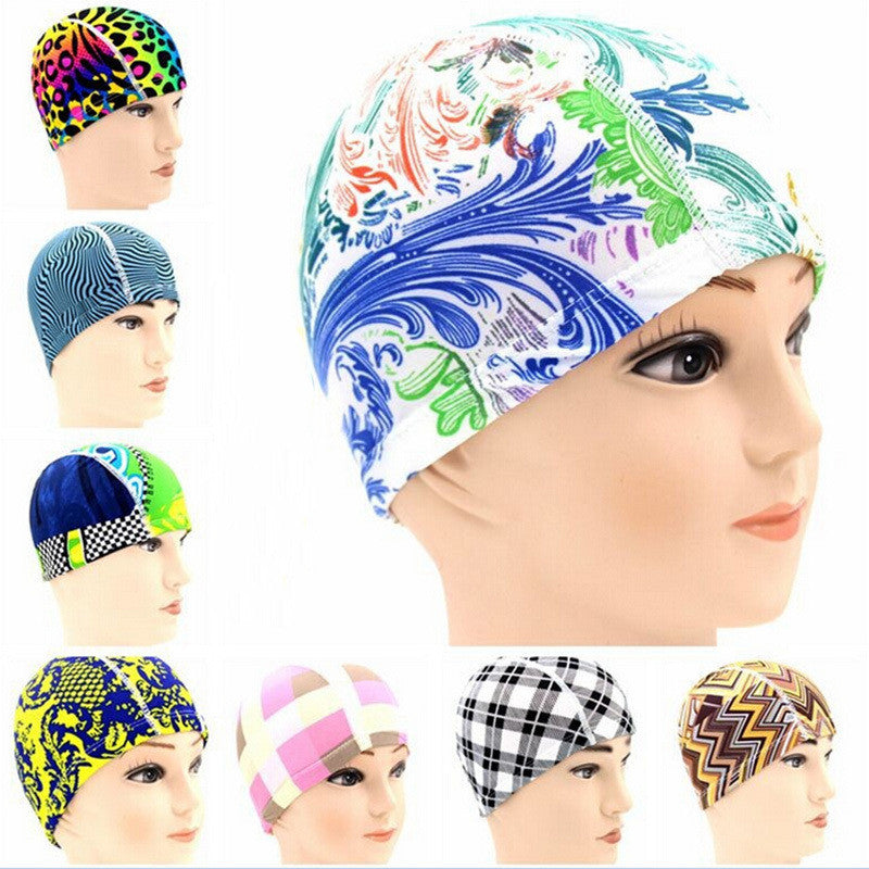 Polyester Print Swim Caps