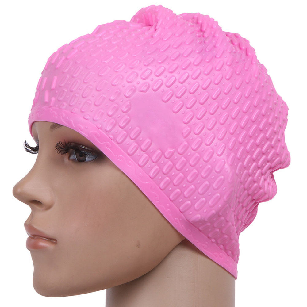 Waterproof Particles Design Swimming Cap