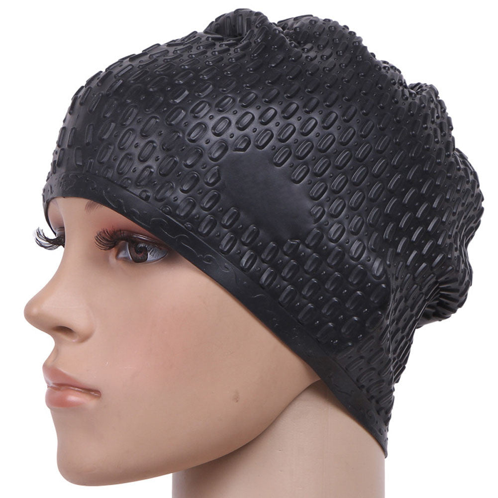 Waterproof Particles Design Swimming Cap