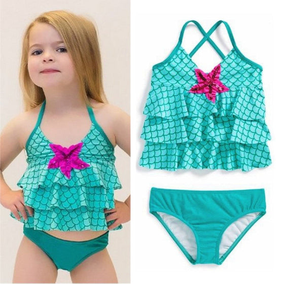 Mermaid Bathing Suit Kids