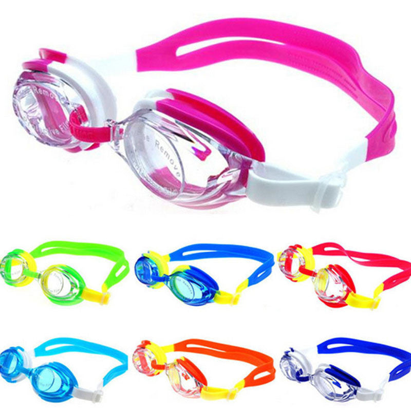 Colorful UV Shield Children Swimming Glasses