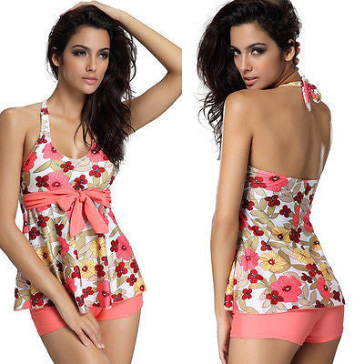 Sexy Floral Lined Up Padded 2 Piece